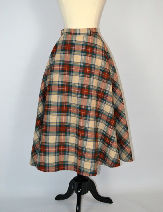 Wool Tartan Skirt 83