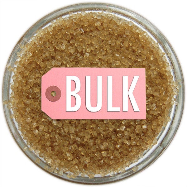 Gold Sanding Sugar BULK (1lb) metallic gold fine sugar for decorating cupcakes, cakes