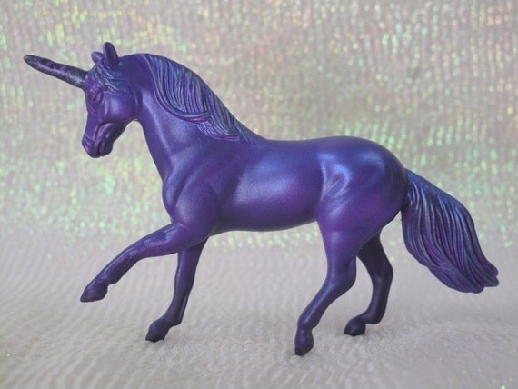 Custom Breyer Horse Unicorn by HorsenfefferHobbies on Etsy