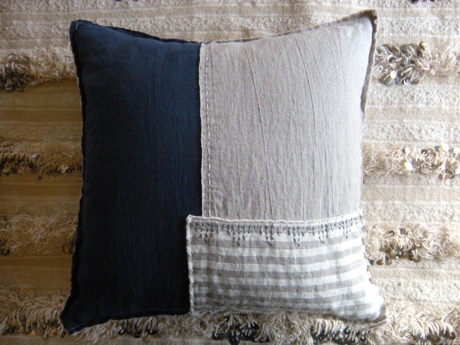 the hermosa washed linen pillow cover - choisette
