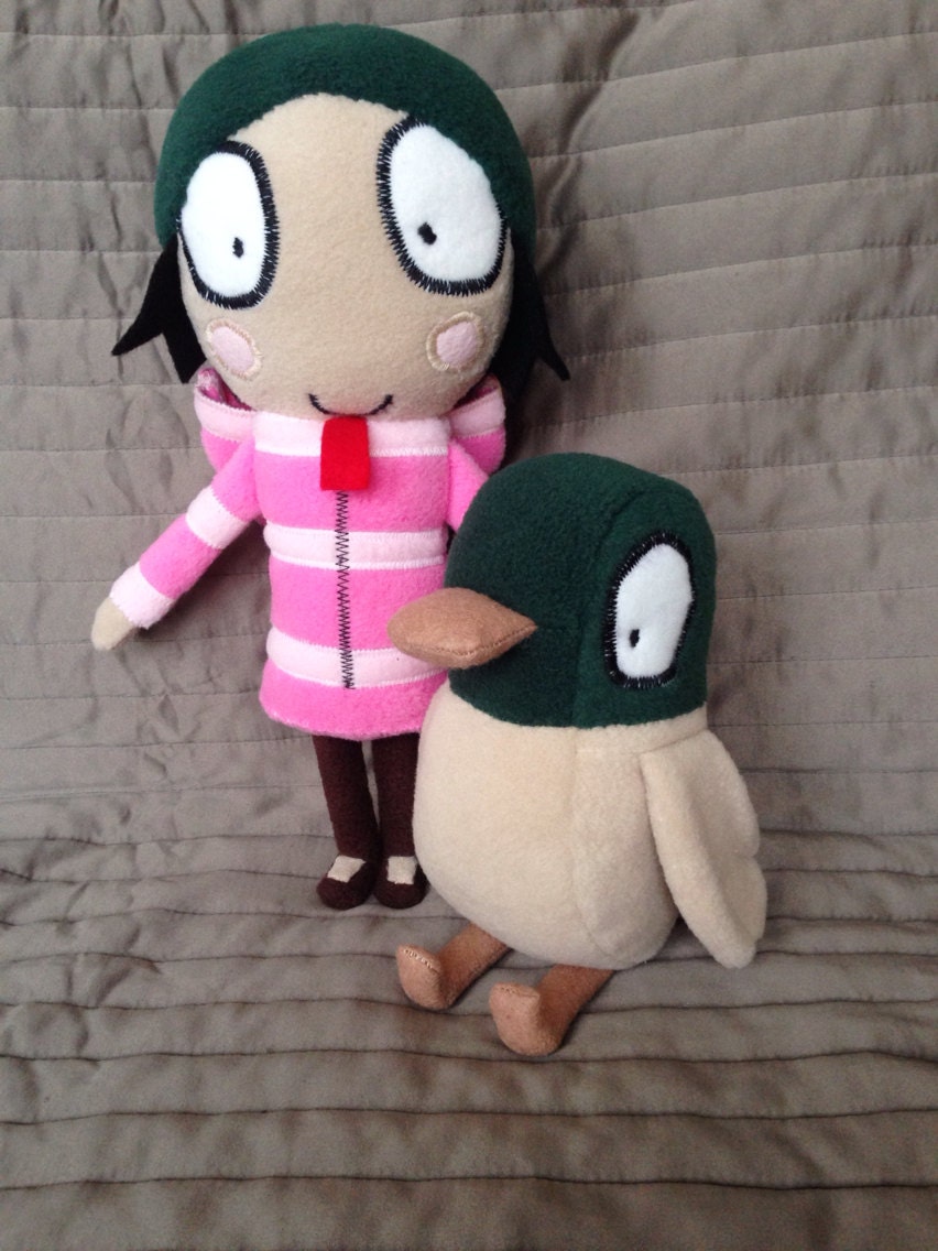 sarah and duck soft toy