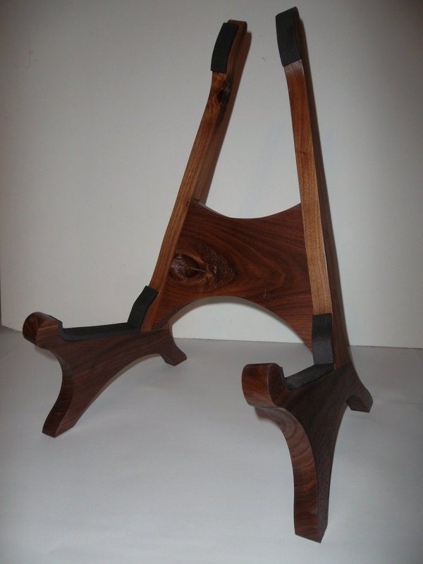 Dark Walnut Acoustic Guitar Stand by KokopelliStands on Etsy