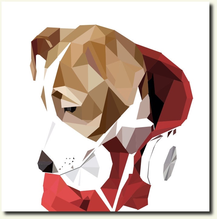 Modern Custom Geometric Portrait of your DOG, CAT or other PET - Digital File - WeekdayBest Modern Custom Geometric Portrait of your DOG, CAT or other PET - Digital File - WeekdayBest