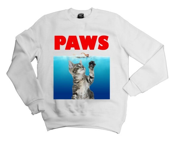 paws jaws sweatshirt
