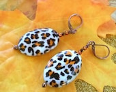 Sale Cheetah Print Earrings - ZenCustomJewelry