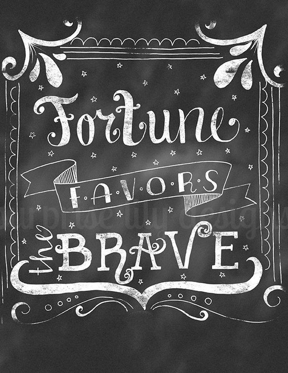 Fortune favors the brave essay