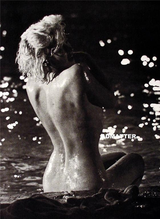 Marilyn Monroe Vintage Nude Pin Up Poster Topless Photo