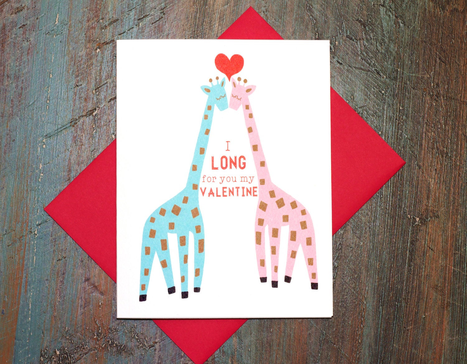 valentines giraffe teddy
