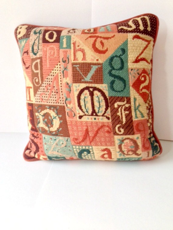 Popular items for needlepoint pillow on Etsy