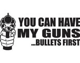 Gun Decal/ Window Decal