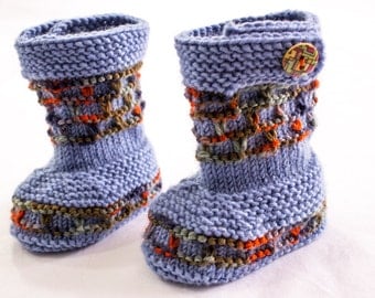 Hand Knitted Baby Ugg Boots Pattern