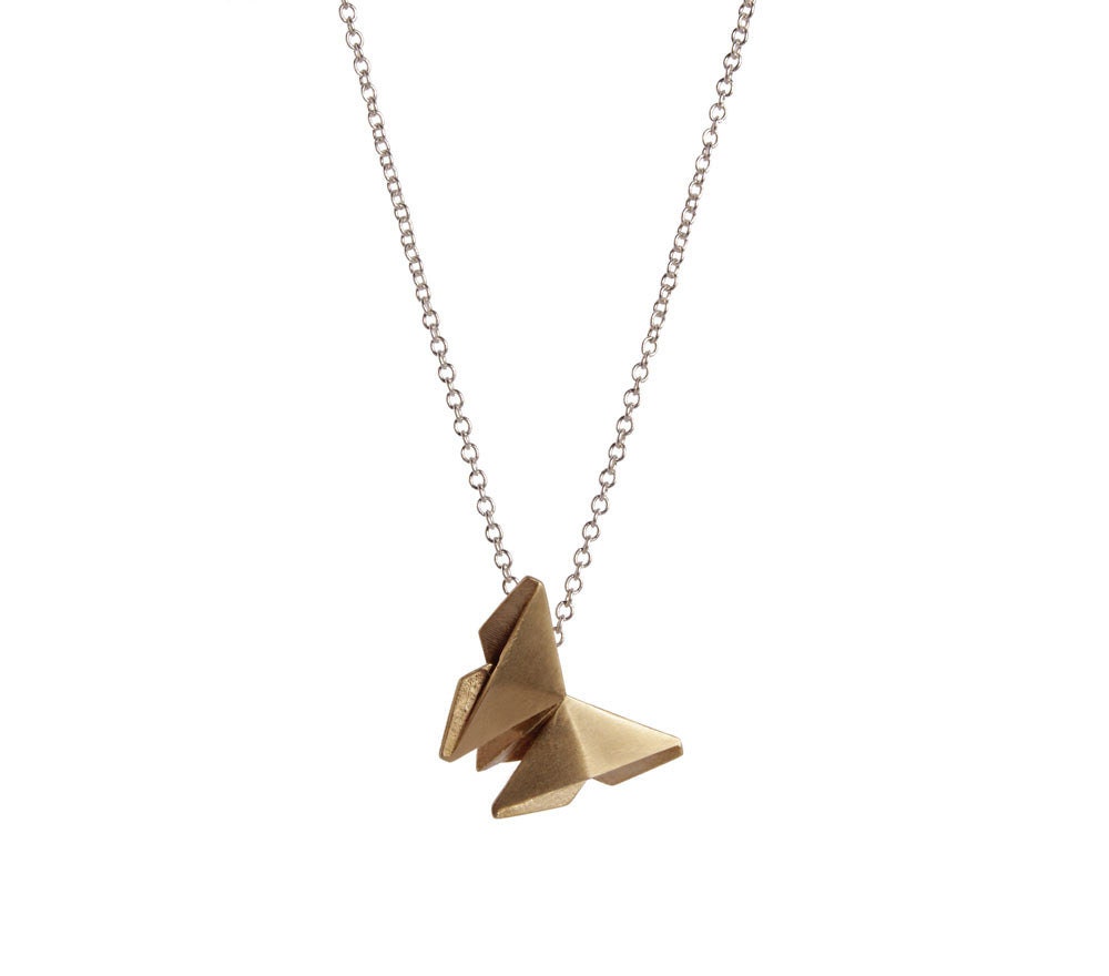 Origami Butterfly Necklace