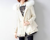 women dress wool coat wool jacket winter dress winter coat winter jacket(WD-002) - NiceDressstore