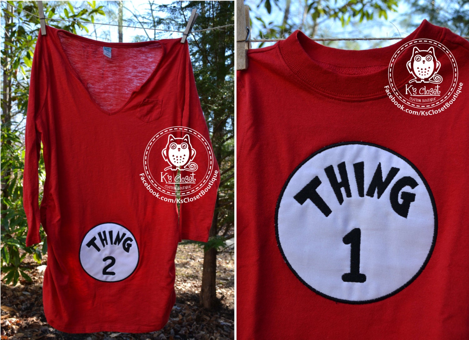 thing 1 maternity shirt