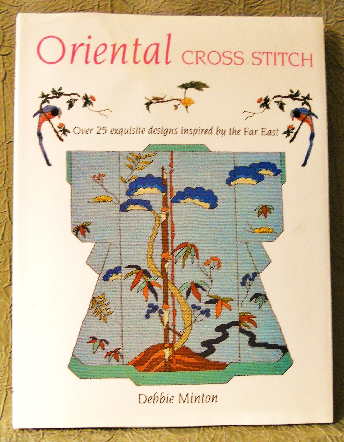 Items similar to Stunning Oriental Cross Stitch Pattern Book by Debbie