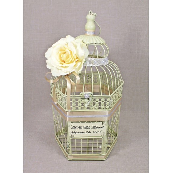 Modernized birdcage cardholders Modernized birdcage cardholders