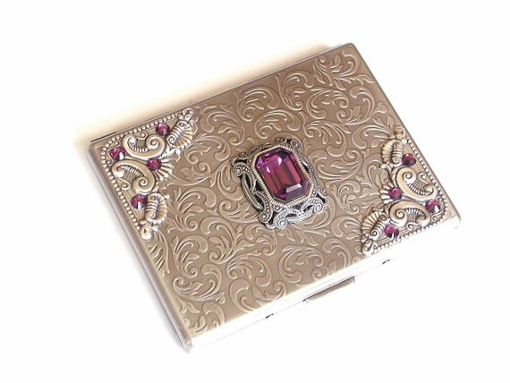 Cigarette Case for King Size & 100's Womens by LeBoudoirNoir