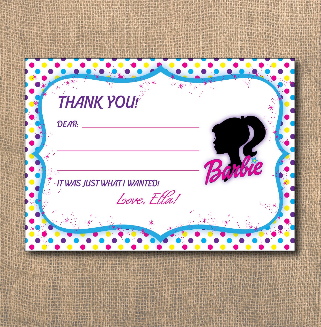 printable-5x7-barbie-thank-you-card-by-dginvites-on-etsy