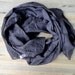 Organic cotton organza scarf shawl wrap in brown