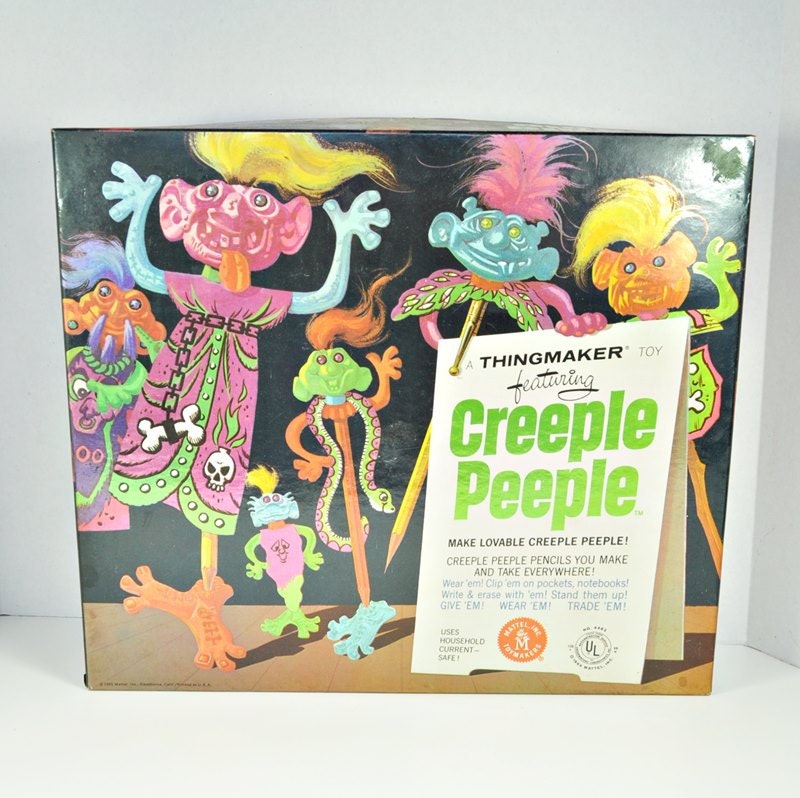 1960s Creeple Peeple A Thingmaker Toy By Justvintage2 On Etsy