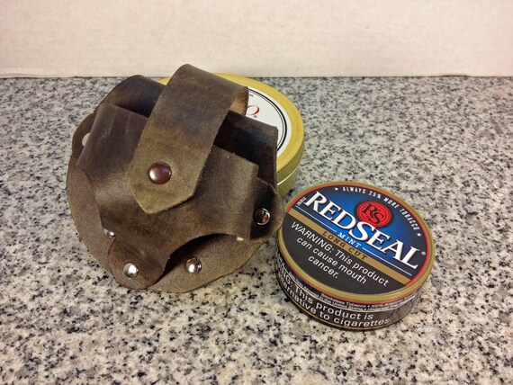 Items similar to Handcrafted Leather Smokeless Snuff Tobacco Belt