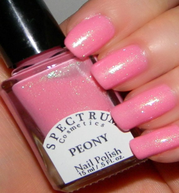 PEONY Pastel Pink Spring Nail Polish By SpectrumCosmetic On Etsy