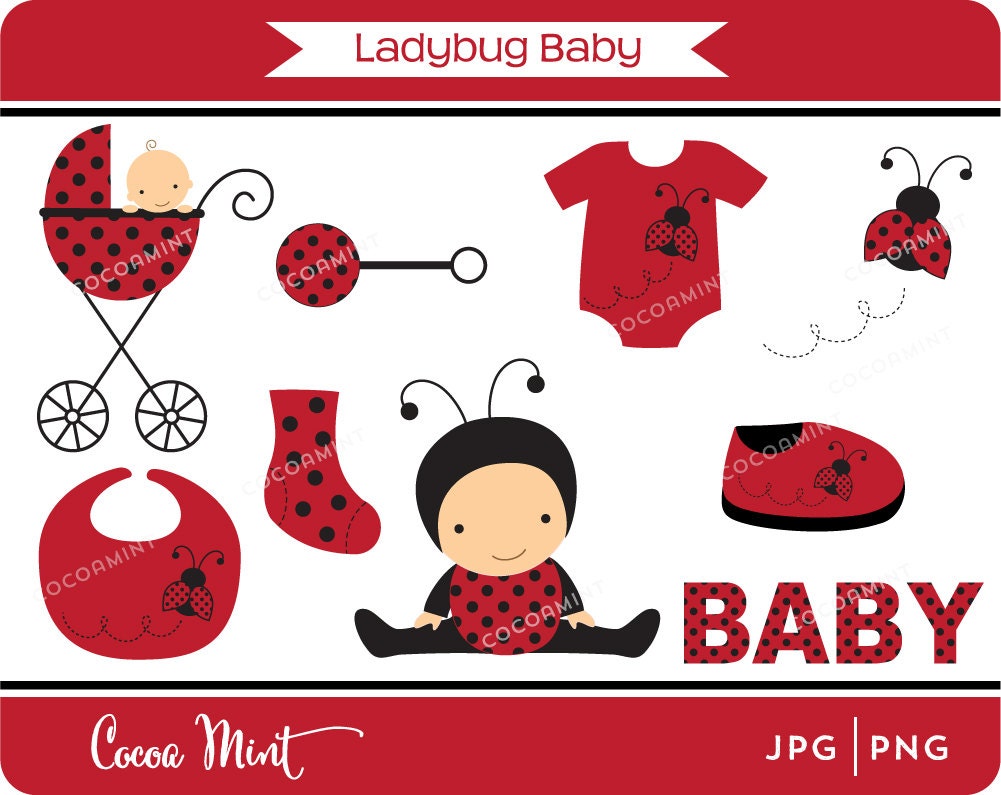 baby ladybug clipart - photo #22