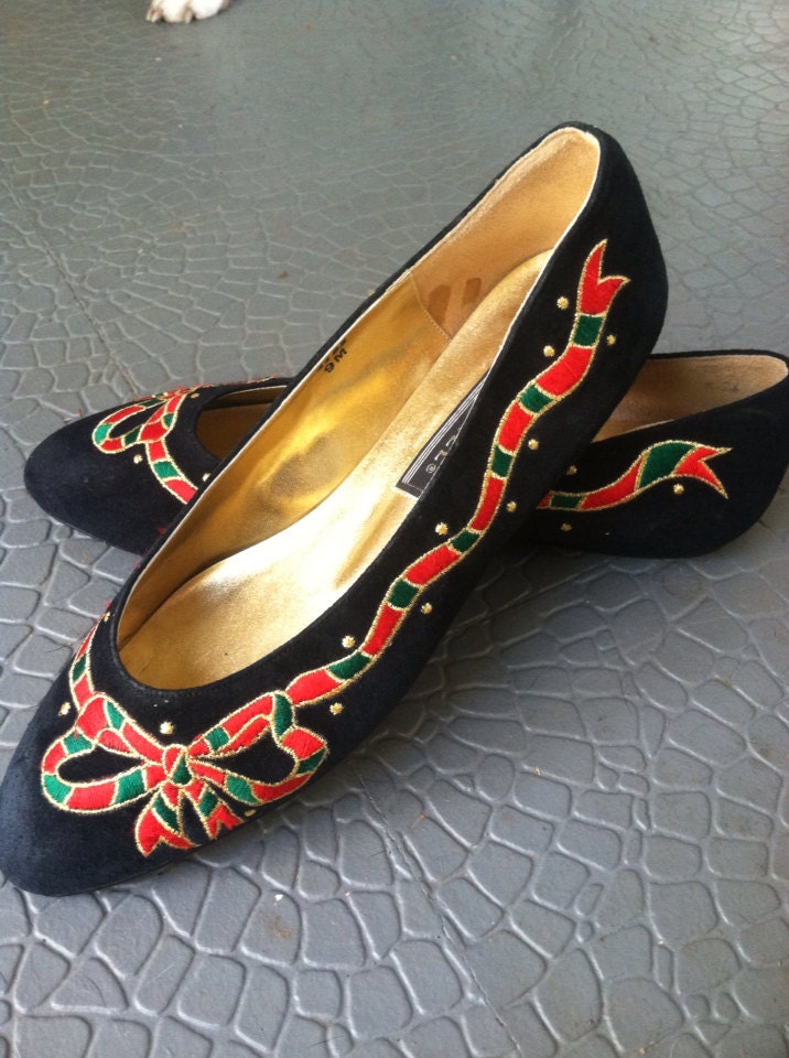 ladies christmas flats