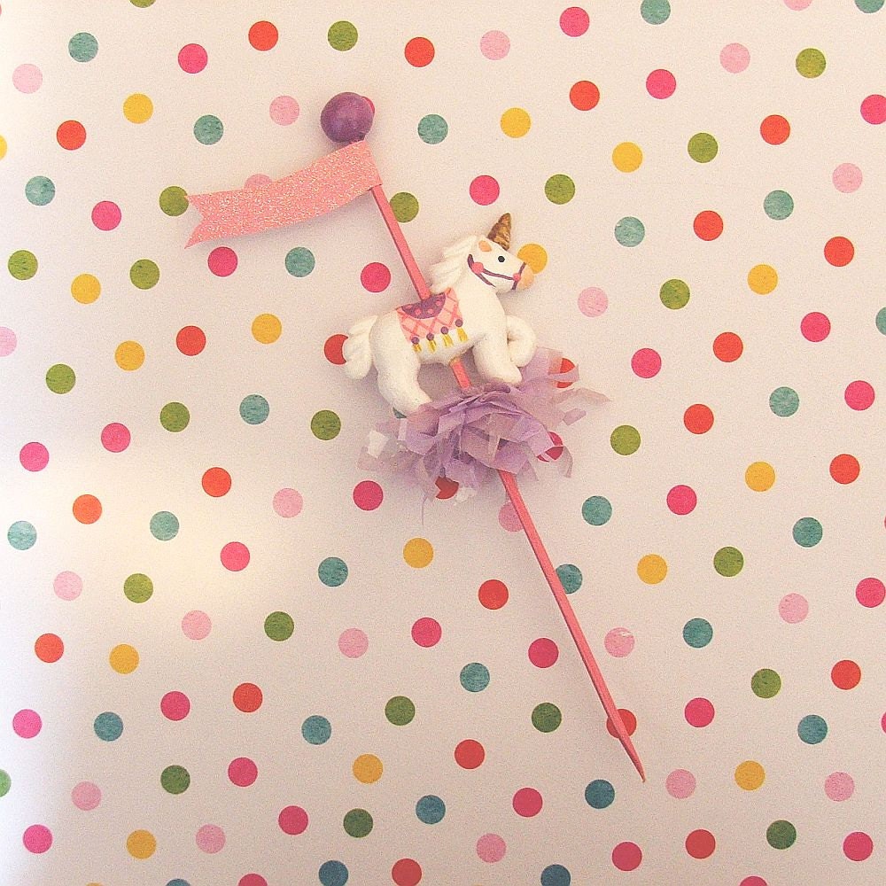 Unicorn Cupcake Topper/Cake Decoration/Birthday Pick Il_570xn