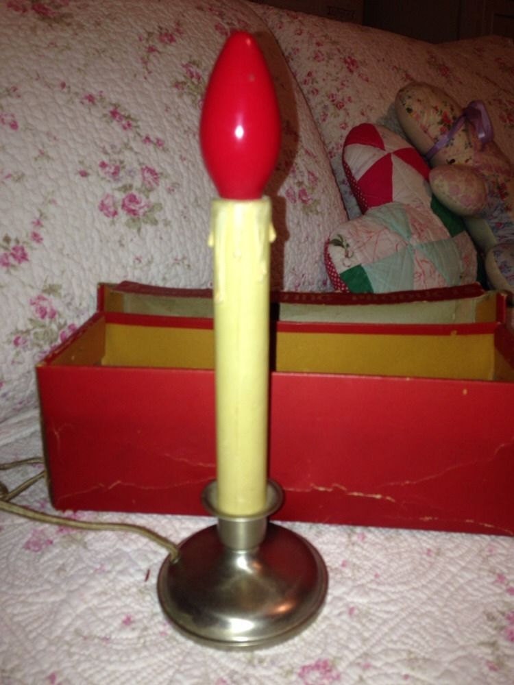 Vintage Noma Christmas Candle Light by VintageXmasbyLaura on Etsy