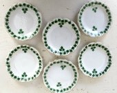 antique butter pats lot of 6--instant collection - vintagearcheology