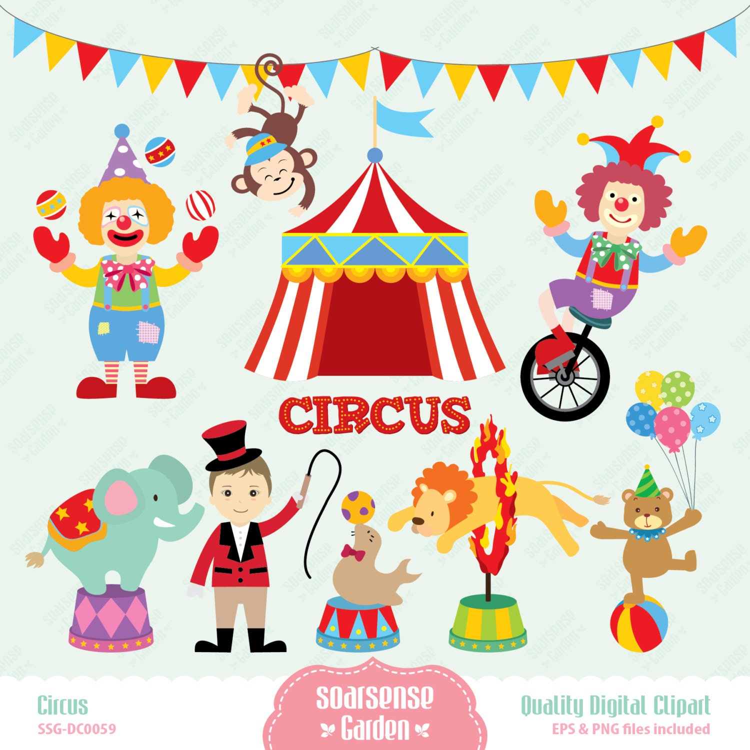clipart circus animals - photo #21