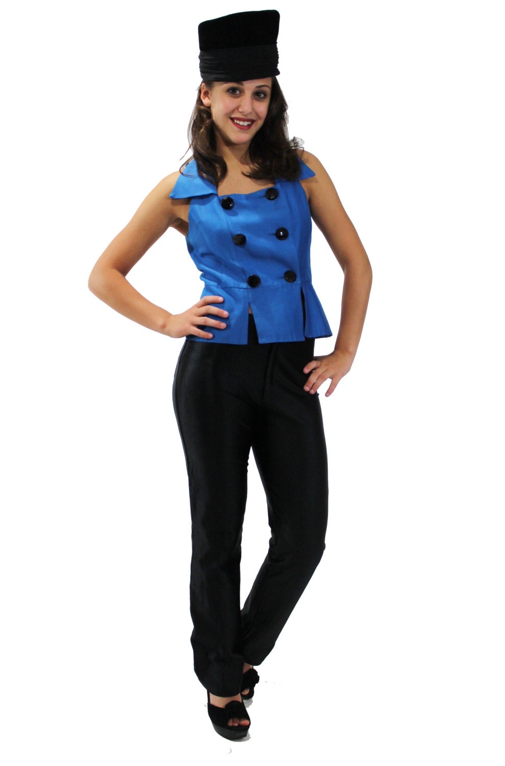 Shiny+Spandex+Disco+Pants 70s Le Gambi Disco Pants Shiny Black Spandex High Waisted Womens ...
