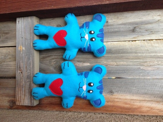 blue tigey plush