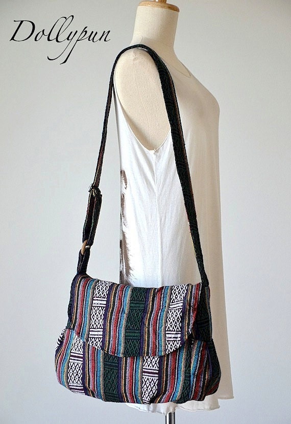 hippie style handbag, Cross body bag, Boho, Bohemian bag, Shoulder bag ...