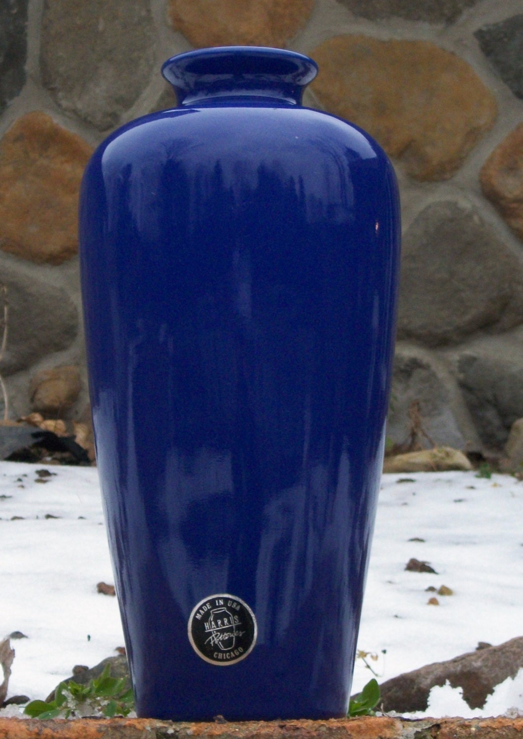 Beautiful Harris Pottery Vase Made in Chicago IL by 2sisterspicks