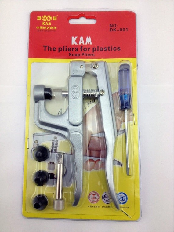 Items similar to KAM Plastic Snap Pliers, Press Setter Tool for Plastic