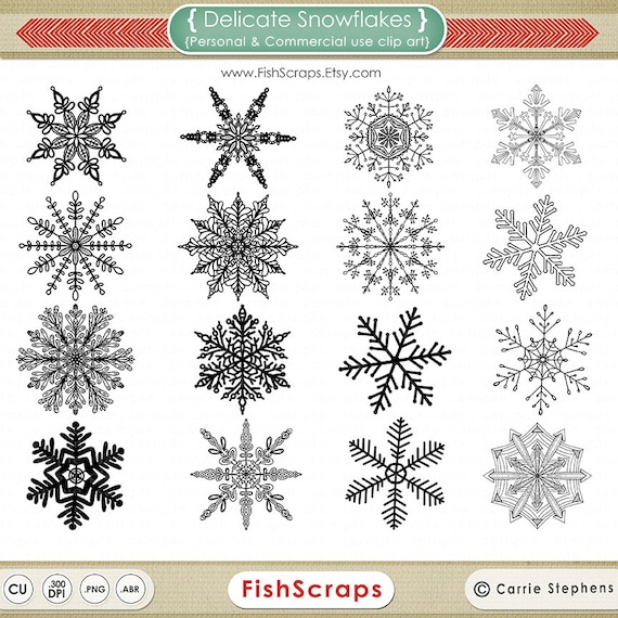 winter clipart snowflake - photo #50