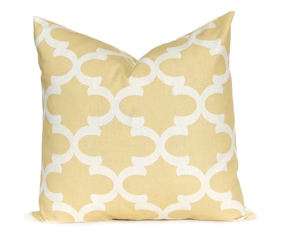 Decorative Pillow Throw Pillow Yellow Gold Pillow Cover Cushion Cover ...