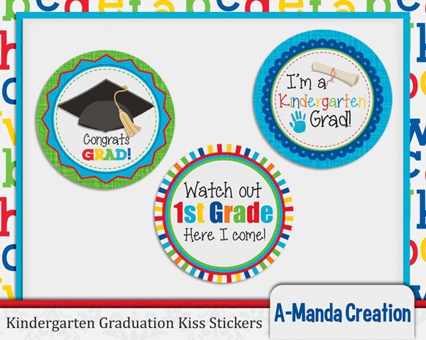 Kindergarten Graduation Party Printables Amanda Creation