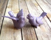 Wedding Cake Topper - Lovebirds in Bright Orchid. Purple Love Bird Pair, Purple Wedding - BoulderDesign Wedding Cake Topper - Lovebirds in Bright Orchid. Purple Love Bird Pair, Purple Wedding - BoulderDesign