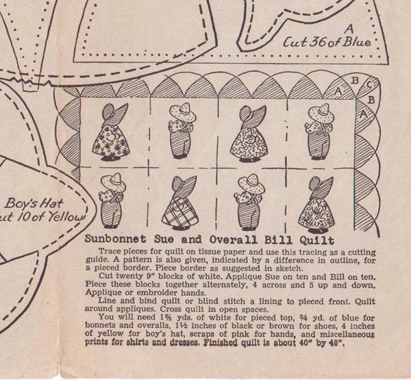 items-similar-to-vintage-sunbonnet-sue-overall-bill-applique-quilt-pattern-original-sew-fabric