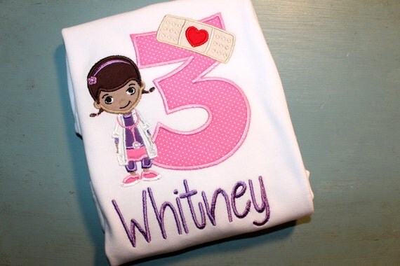 doc mcstuffins 3rd birthday shirt