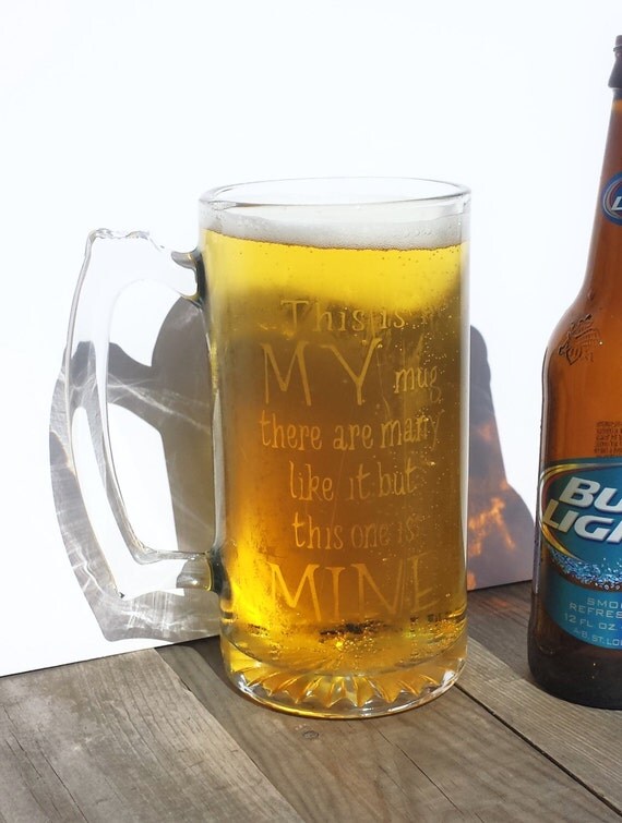 usmc beer mug