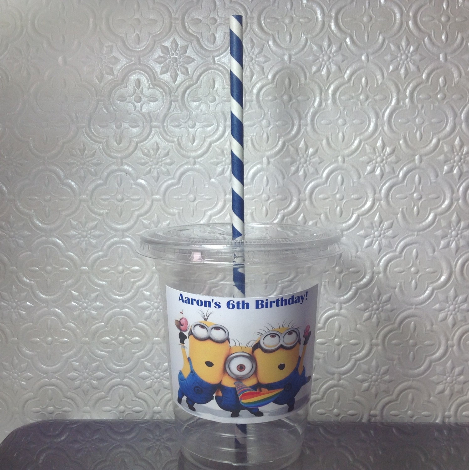 Despicable Me Minion Birthday Party Cups With Lids By EpicEvent