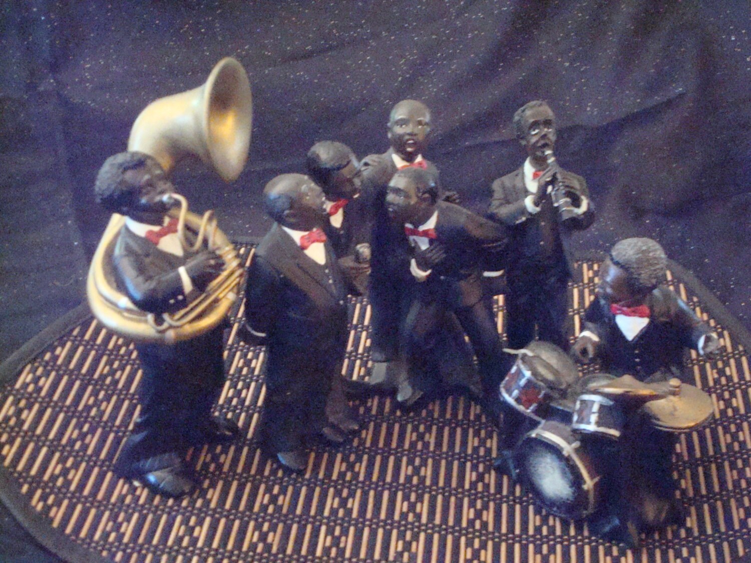 Black Folk Art Jazz Musician Figurines All by PetesMidlifeCrisis