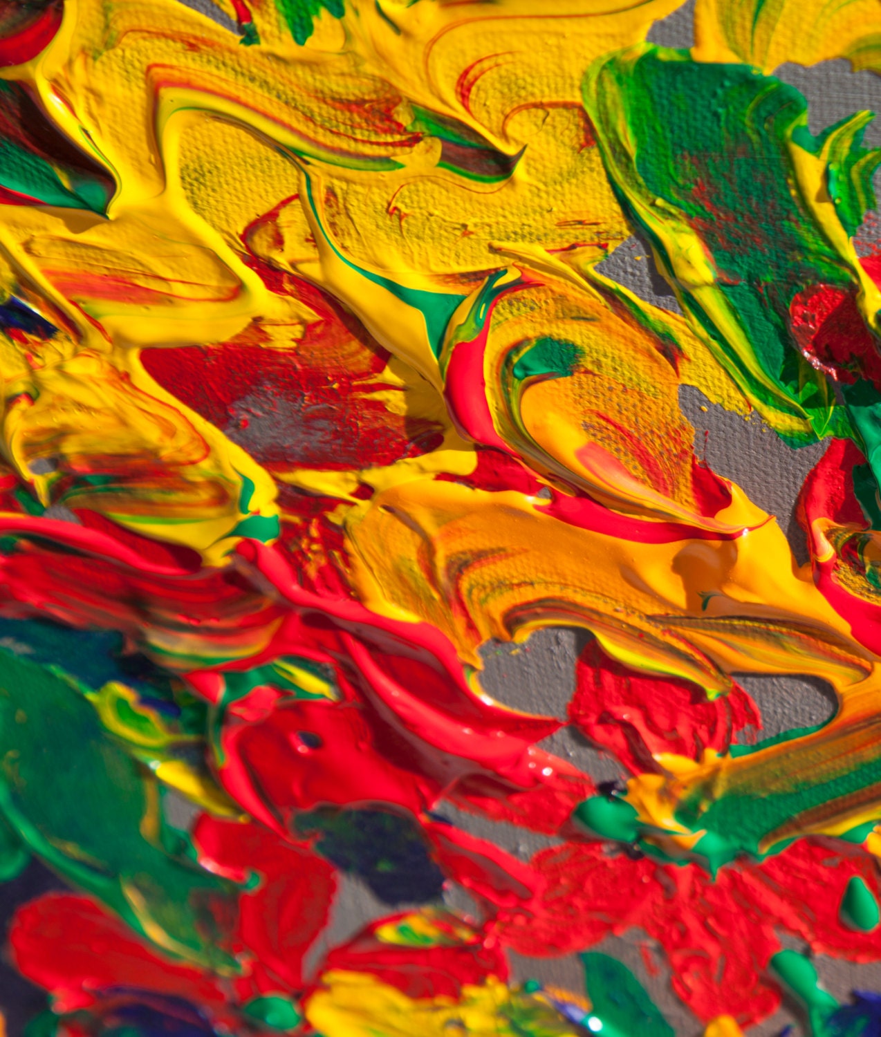 Abstract Poster Board Print - Color Explosion II - ABSTRACTARTbyNC