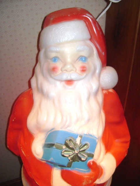 vintage light up santa large blow mold empire by junquegypsy vintage light up santa large blow mold empire by junquegypsy