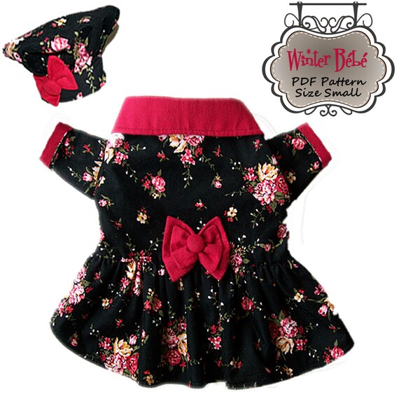 Dog Clothes Pattern To Sew Girls Coat & by