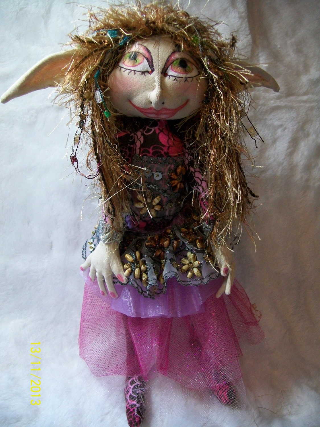 Shaylynn The  13"  Pixie Art Doll - CreativeDollsandsuch